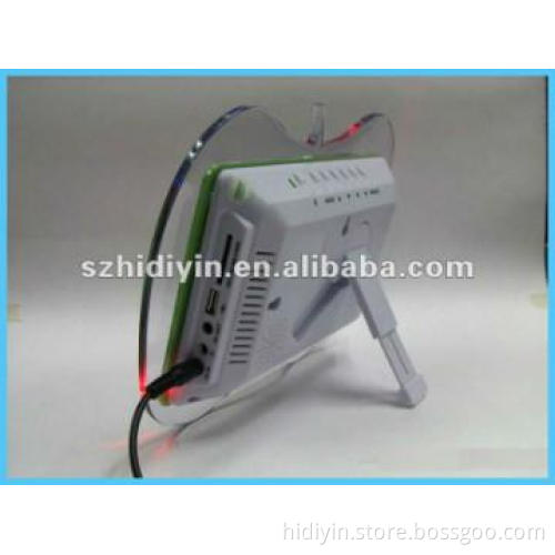 2014 hotsales new  7 inch apple shape digital picture frame